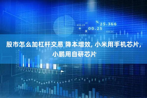 股市怎么加杠杆交易 降本增效, 小米用手机芯片, 小鹏用自研芯片
